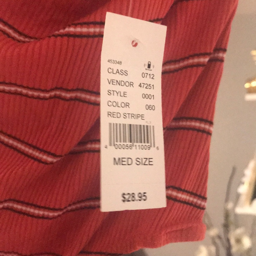 Brand new striped bodysuit from PacSun with tags - Picture 2 of 2